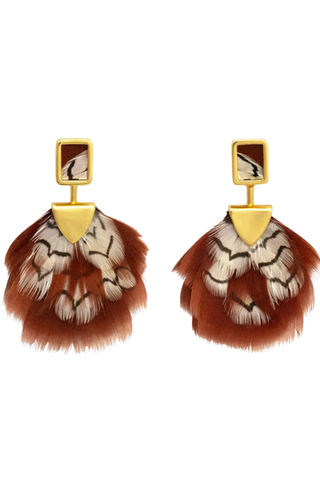 Penelope Bezel Drop Earring