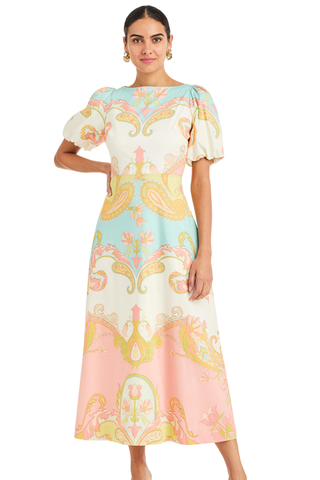 Pippa Midi Dress, Venetian Paisley