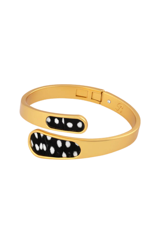 Victoria Bezel Hinge Cuff