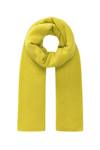 White + Warren Cashmere Travel Wrap in Citronelle, a bright yellow-green oversized 100% cashmere wrap.