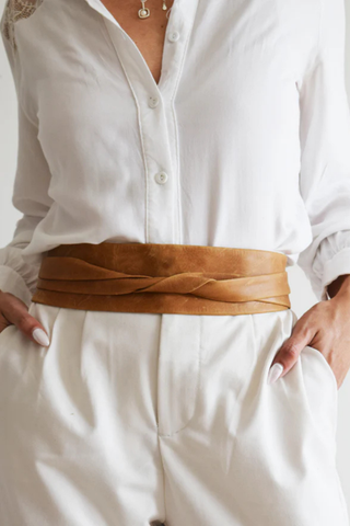 Wrap Belt, Tan